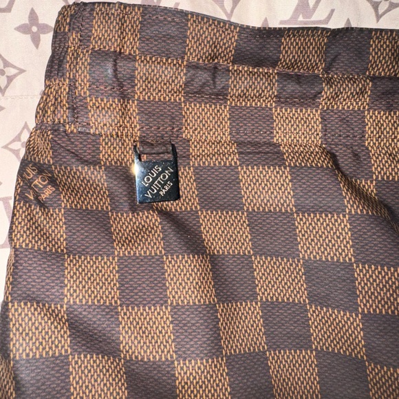 Authentic Mint Louis Vuitton Men’s Damier Ebene Swim Shorts Trunks LV - Picture 3 of 6